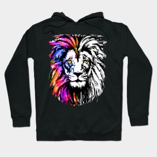 Abstract Lion Head - Lion by Tigazprint Hoodie